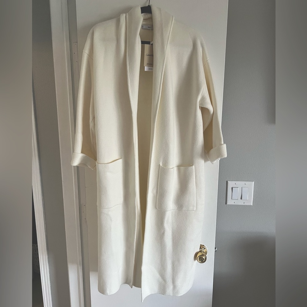 New with tags, sweater coatigan from MANGO